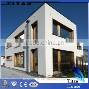 Low Cost Passive Prefab 250m2 House Plans With Window Frame thumbnail-1