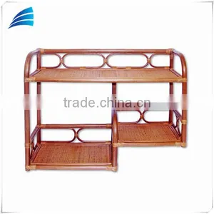 Rattan Wicker Wall Shelf ,Home Handmade Mounted Rack thumbnail-1