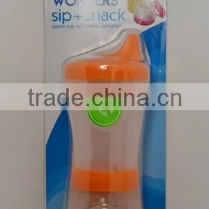 Baby Sip Snack Sippie Cup Detachable Food Snack Container Keeper BPA Free 9 Oz thumbnail-2