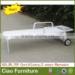 Patio Furniture Outdoor Sun Lounge With Wheels thumbnail-5