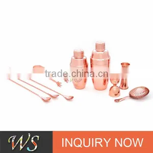 2016 New Copper Cocktail Shaker Bar Tool Set thumbnail-2