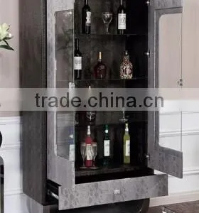 Home Furniture /Glass With MDF Wine Cabinet C107 thumbnail-2
