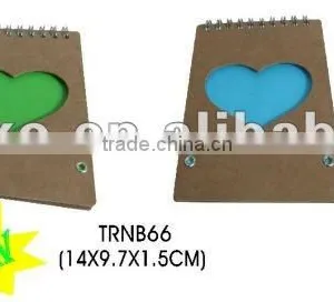 Lovely Design ECO Friendly Recycled Spiral Paper Notepad thumbnail-1