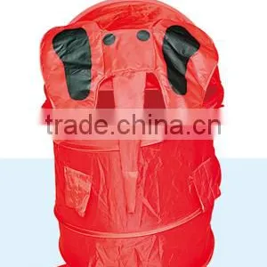 Red Kid's Pop-Up Hamper, Elephant, Medium thumbnail-1