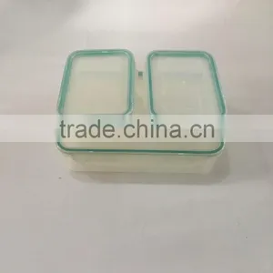 Set of 3 Rect Air-tight Container Plastic Food Storage Box thumbnail-3