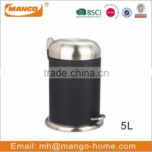 European Stainless Steel Foot Pedal Garbage Bin thumbnail-2