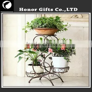 New Design Iron Frame Flower Stand Decorative Metal Window Box Planters thumbnail-4