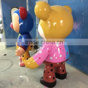 FRP Bear Cartoon Figurine for Shopping Mall thumbnail-5