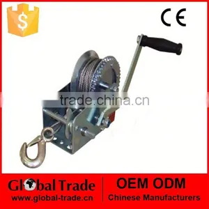 362869-1 Cable 2000 Lbs Capacity 3000 Lbs Breaking Force 4:1/8:1 Gear Ratio Hand Winch thumbnail-1