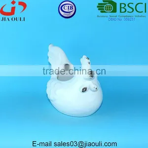 BSCI Audit Factory EASTER Decorations Antique Ceramic Rooster Figurines, Animal Shape Planters thumbnail-2