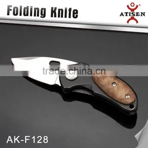 Top Quality Pocket Knife 3Cr13 Blade Wood Handle Camping Folding Knife thumbnail-1