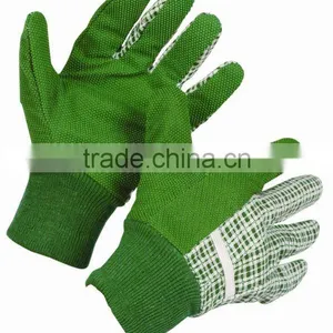 Pvc Dots Cottton Drill Garden Glove thumbnail-1
