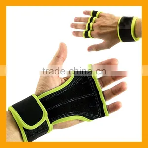 Wrist Support Open Back Gym Workout Crossfit Training Gloves thumbnail-1