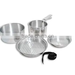 Outdoor Camping 6pcs Aluminum Cooking Tool Set thumbnail-1