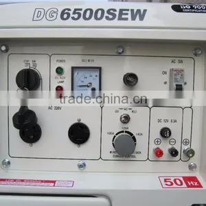 100% Copper Wire 5KW Electric Start Single/three Phase Sound Proof Welding Generator Diesel Price thumbnail-3