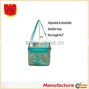 High Quality Fashion Insulated Adjustable Strape Lunch Box With Pockets Outside thumbnail-2