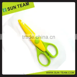 CS012 6-1/4" FDA Durable Safety Children Craft Paper Cutting Scissors thumbnail-1