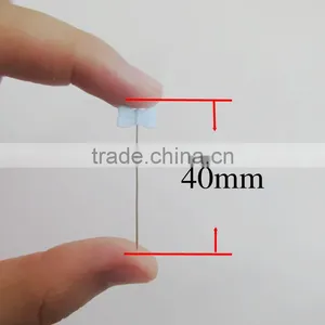 Wholesale 40mm Length Assorted Colors Plastic Bowknot Head Stick Pins for Blocking thumbnail-3