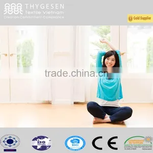 Wholesale Ladies Tops Long Sleeve Poly Spandex Seamless Gym t Shirt thumbnail-1