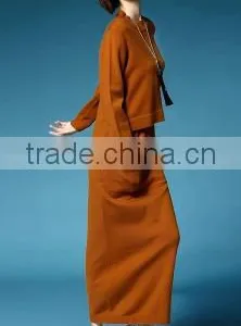 2016 New Latest Spring Autumn Women 2 Pieces Suits Loose Sweater Pullover Plus Skirt thumbnail-3
