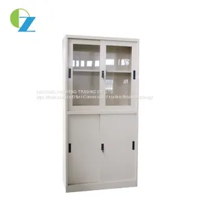 Hot Selling Metal & Glass Sliding Door Steel Cupboard thumbnail-2
