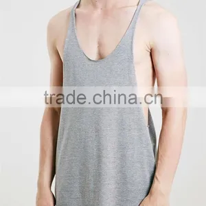 Trade Assurance Supplier Plain Grey Stringer Singlet for Men thumbnail-1
