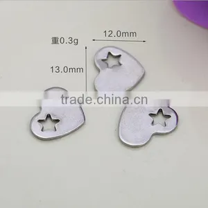 Cute Fish Design Stainless Steel Charm Tags Custom Own Logo Fish Steel Charms for Bracelets 2016 thumbnail-3