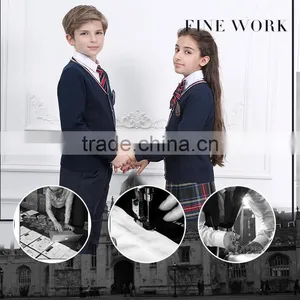 High Quality Knitting Cardigan Beautiful School Uniform thumbnail-3