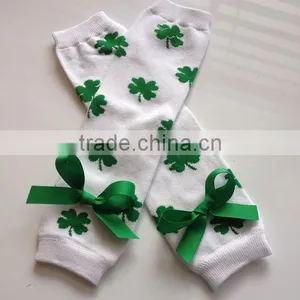 100% Knit Cotton Baby Newborn Winter Leg Warmer Sweet Infant Leggings thumbnail-3