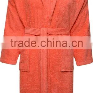 Top Quality Custom Design Soft 100 Cotton Bathrobe Wholesale thumbnail-5