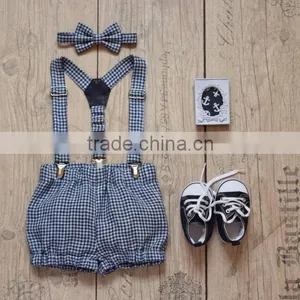 Newest Baby Boy Clothes Summer Short Bloomers Kids Denim Overalls Kid's Short thumbnail-1
