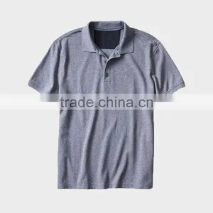 China Wholesale Custom Men's Grey Short Sleeve Polo Shirt thumbnail-1