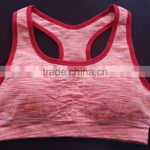 Sport Seamless Space Yarn Stylish Yoga Sports Girl Tube Sexy Bra thumbnail-1