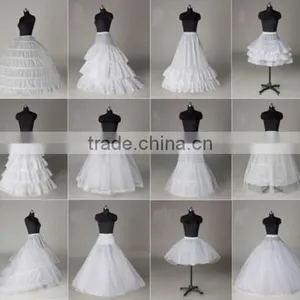 12 Style White A-Line/Hoop/Hoopless/Short Crinoline Petticoat/Underskirt Wedding thumbnail-1