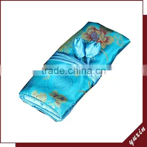 Chinese Factory Wholesales Stock Brocade Big Size 19*27CM Jewelry Roll Pouch JR030 thumbnail-1