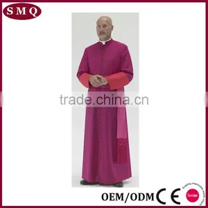 Cassock Tab Collar Jesuit Style Cassock thumbnail-4