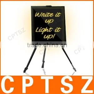 Flashing Illuminated Fluorescent Neon LED Glow Writing Board Menu Sign thumbnail-1