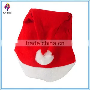 Christmas Felt Santa Claus Hat With White Trim & Bobble thumbnail-1