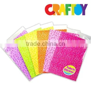 OEM A4 Fabric Sticker Pattern Fabric Sticker Low Price thumbnail-1