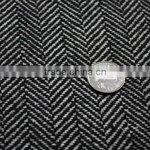 High Quality Zigzag Woolen Twill Fabric, Wool Fabric, Scottish Fabric thumbnail-1
