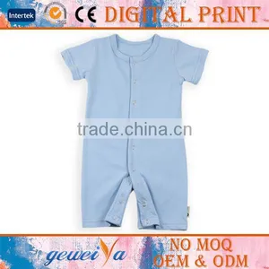 Custom Dyed Baby Organic Cotton Romper thumbnail-2