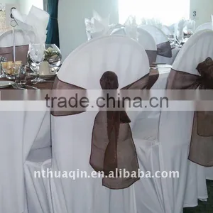 Organza Sash for Polyester Banquet Chair Cover 6"x108" Organza Sash Chair Cover Organza Sash thumbnail-1