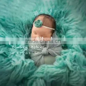 Newborn Cheesecloth Wrap Stretch Knit Warp Baby Cocoon Wrap Newborn Photography Props thumbnail-3