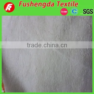 White Sherpa Fabric thumbnail-1