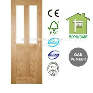 Veneered Oak Panel Door thumbnail-1