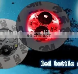 Cheapest Led Glow Bottle Sticker Light up Coaster Led Party Supplies thumbnail-2