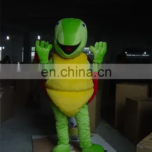 2016 Lovely Green Turtle Mascot Costume Adult Sea Turtles Mascot Costume thumbnail-1