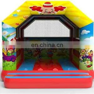 2017 High Quality New Design Cheap Movable 0.55mm PVC Inflatable Small Bounce House for Sale thumbnail-1