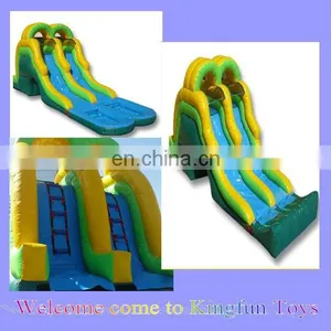 HOT Inflatable Wet Slide,double Water Slideway Inflatable Toys thumbnail-1