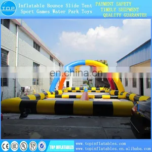 TOP Inflatable go Cart Track Racing Air Tracl for Sport Game thumbnail-4